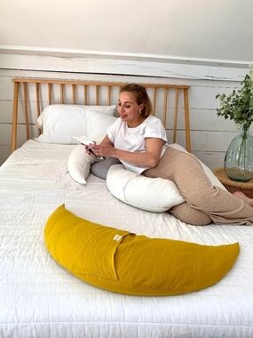 Linen Natural Nursing And Body Pillow
